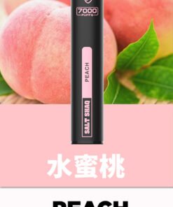 鯊克7000口 拋棄式電子煙 Salt Shaq 7000 Puffs一次性煙桿 原裝正品 台灣現貨 711到付 11 鯊克7500口水蜜桃
